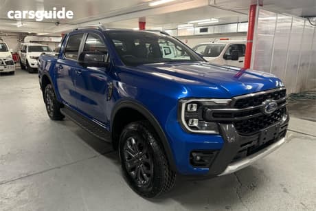 Blue 2025 Ford Ranger Double Cab Pick Up Wildtrak 3.0 (4X4)