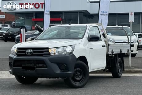 White 2021 Toyota Hilux Cab Chassis Workmate