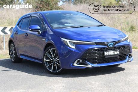 Blue 2023 Toyota Corolla Hatchback Zr Hybrid