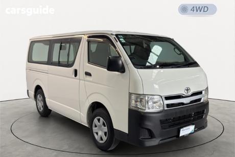 White 2012 Toyota HiAce Commercial 4WD