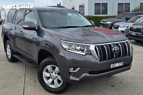 Grey 2018 Toyota Landcruiser Prado Wagon Gxl (4X4)