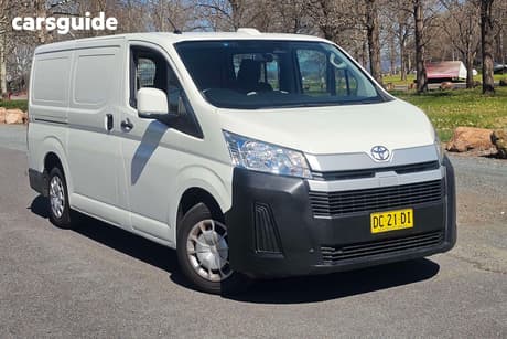 White 2021 Toyota HiAce Van Lwb