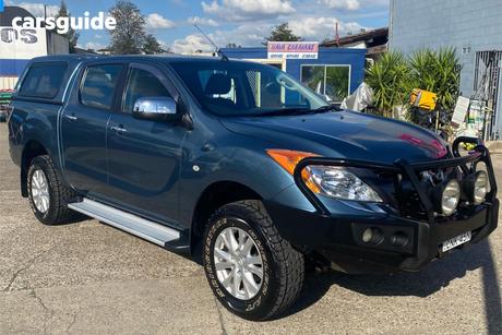 Blue 2013 Mazda BT-50 Dual Cab Utility Xtr (4X4)