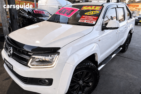 White 2016 Volkswagen Amarok Dual Cab Utility Tdi420 Highline (4X4)