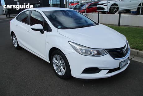 White 2017 Holden Astra Sedan Ls