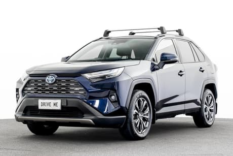 Blue 2022 Toyota RAV4 Wagon Gxl (Awd) Hybrid
