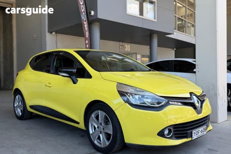Yellow 2014 Renault Clio Hatchback Expression