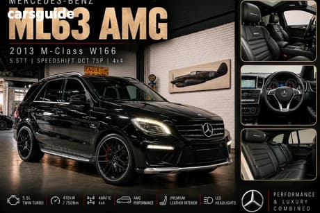 Black 2013 Mercedes-Benz ML SUV ML63 AMG 4X4