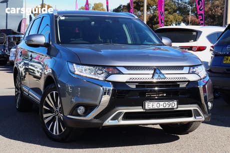 Grey 2019 Mitsubishi Outlander Wagon Ls 7 Seat (2Wd)