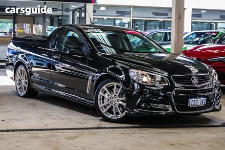 Black 2014 Holden UTE Utility Ss-V Redline