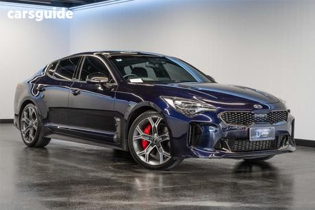 Blue 2018 Kia Stinger Sedan Gt (Black Leather)