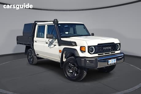 White 2024 Toyota Landcruiser Double Cab Chassis Lc79 Gxl
