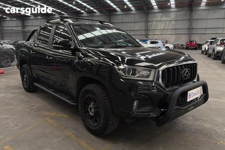 Black 2020 LDV T60 Double Cab Utility Trailrider 2 (4X4) D20