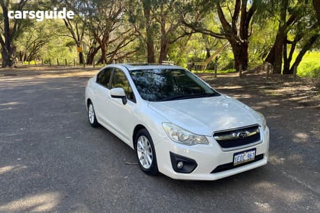 White 2014 Subaru Impreza Sedan