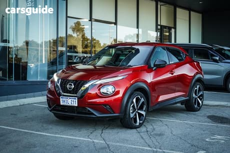 Red 2021 Nissan Juke Hatchback St-L