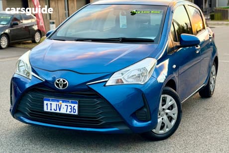 Blue 2017 Toyota Yaris Hatchback Ascent