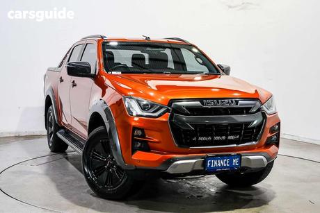 Orange 2022 Isuzu D-MAX Crew Cab Utility X-Terrain (4X4)