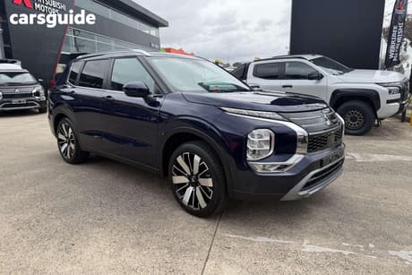 Blue 2025 Mitsubishi Outlander Wagon Aspire 7 Seat (2Wd)