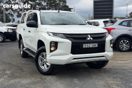 White 2022 Mitsubishi Triton Double Cab Pick Up Glx+ (4X4)