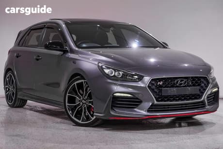 Grey 2018 Hyundai I30 Hatchback N Performance
