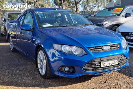 Blue 2014 Ford Falcon Ute Ute Tray XR6 R