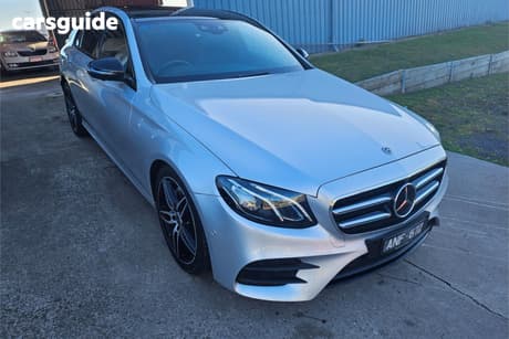 Silver 2017 Mercedes-Benz E220 Sedan D