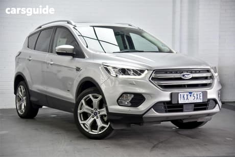 Silver 2017 Ford Escape Wagon Titanium (Awd)