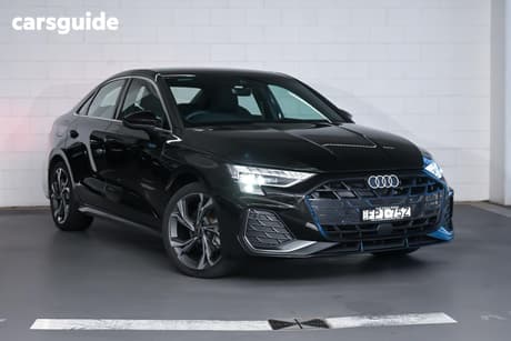 Black 2024 Audi A3 Sedan 35 Tfsi S Line (Mhev)