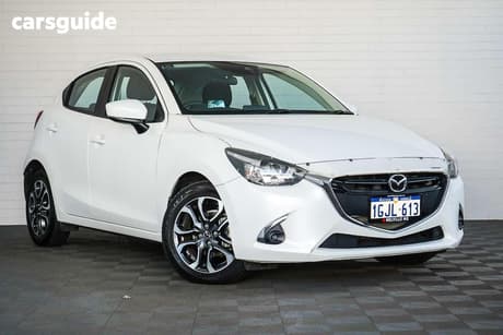 White 2017 Mazda 2 Hatchback Genki