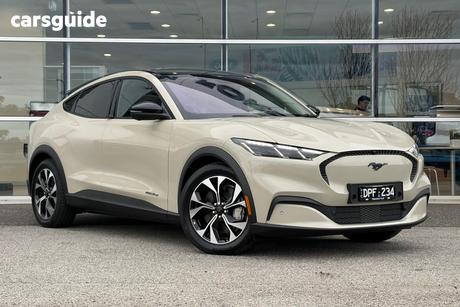 Beige 2025 Ford Mustang Mach-E SUV SELECT R