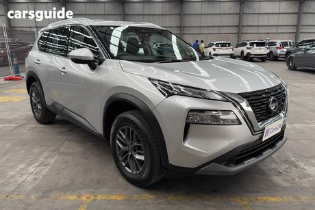 Silver 2024 Nissan X-Trail Wagon St (4Wd) 7 Seat