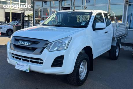 White 2019 Isuzu D-MAX Space Cab Utility Sx Hi-Ride (4X2)