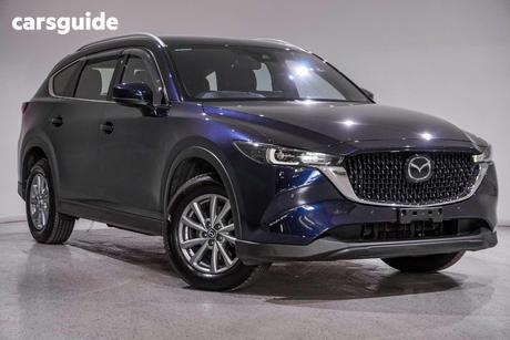 Blue 2023 Mazda CX-8 Wagon G25 Touring (Fwd)