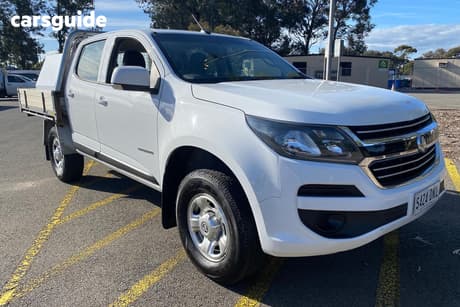 White 2017 Holden Colorado Crew Cab Chassis Ls (4X2)