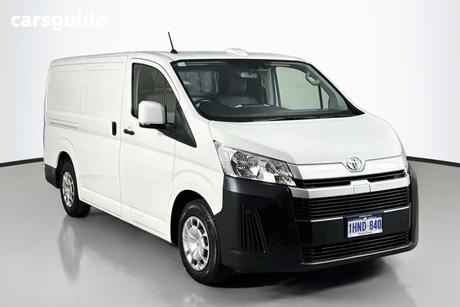 White 2022 Toyota HiAce Commercial HIACE DSL LWB VAN A/T BASE