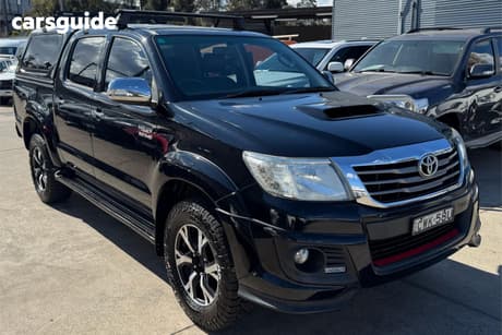 Black 2014 Toyota Hilux Dual Cab Pick-up Sr5 Black (4X4)