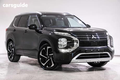 Black 2022 Mitsubishi Outlander Wagon Exceed 7 Seat (Awd)