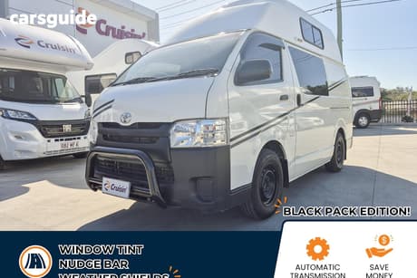 Black 2017 Toyota HiAce OtherCar CAMPERVAN