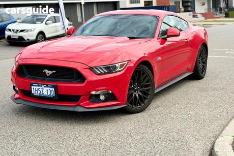 Red 2016 Ford Mustang Coupe Fastback Gt 5.0 V8