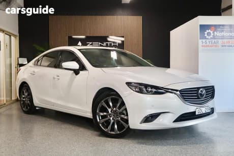 White 2015 Mazda 6 Sedan Atenza