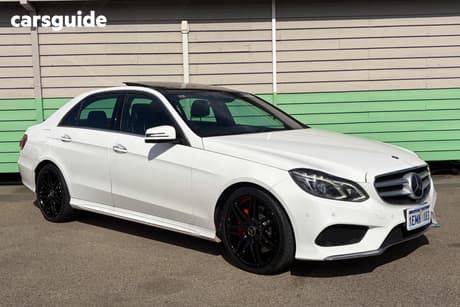 White 2014 Mercedes-Benz E400 Sedan