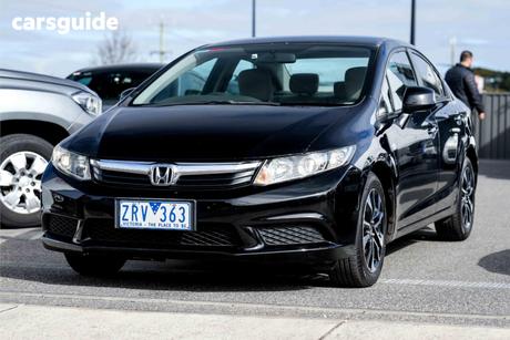 Black 2013 Honda Civic Sedan Vti-L