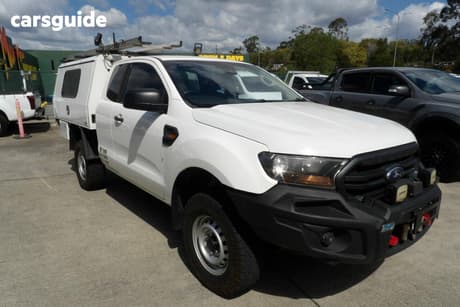 White 2020 Ford Ranger Super Cab Chassis Xl 3.2 (4X4)