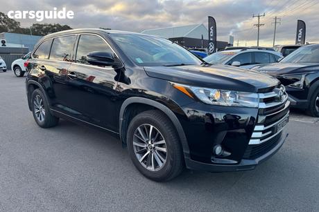 Black 2017 Toyota Kluger Wagon Gxl (4X4)