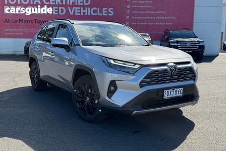 Silver 2025 Toyota RAV4 Wagon Cruiser (2Wd) Hybrid