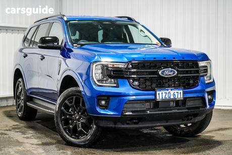 Blue 2024 Ford Everest Wagon Sport (4Wd)