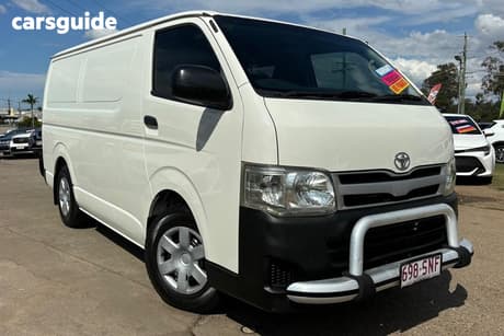 White 2012 Toyota HiAce Van Lwb