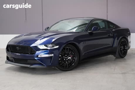 Blue 2018 Ford Mustang Coupe Fastback Gt 5.0 V8