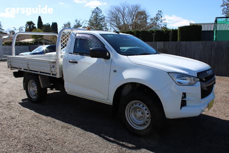 White 2022 Isuzu D-MAX Cab Chassis Sx (4X2) High-Ride