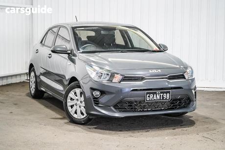 Grey 2023 Kia RIO Hatchback S